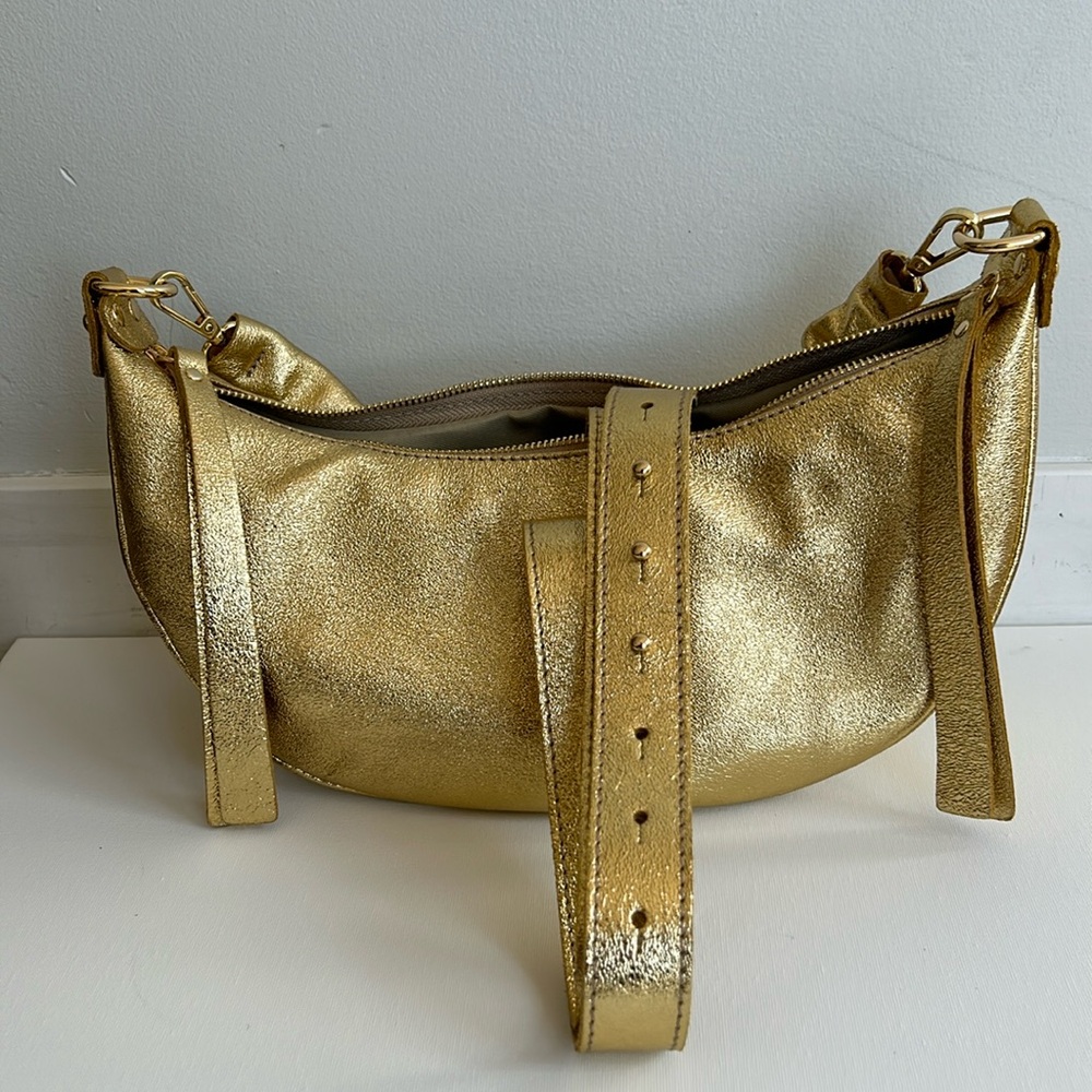 Simons Metallic Gold Purse - Picture 3 of 7